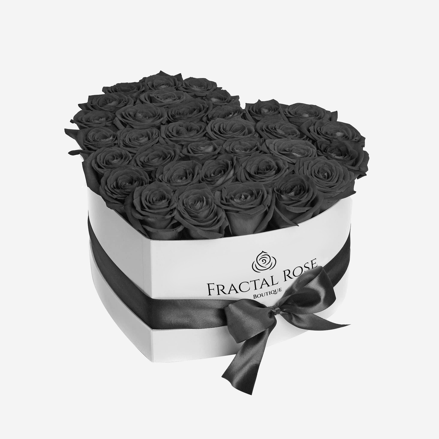 Grand Heart Box - Luxury Preserved Roses - Heart-shaped Arrangement - 22-26 Roses - Timeless Beauty - Romantic Gift - Fractal Rose Collection