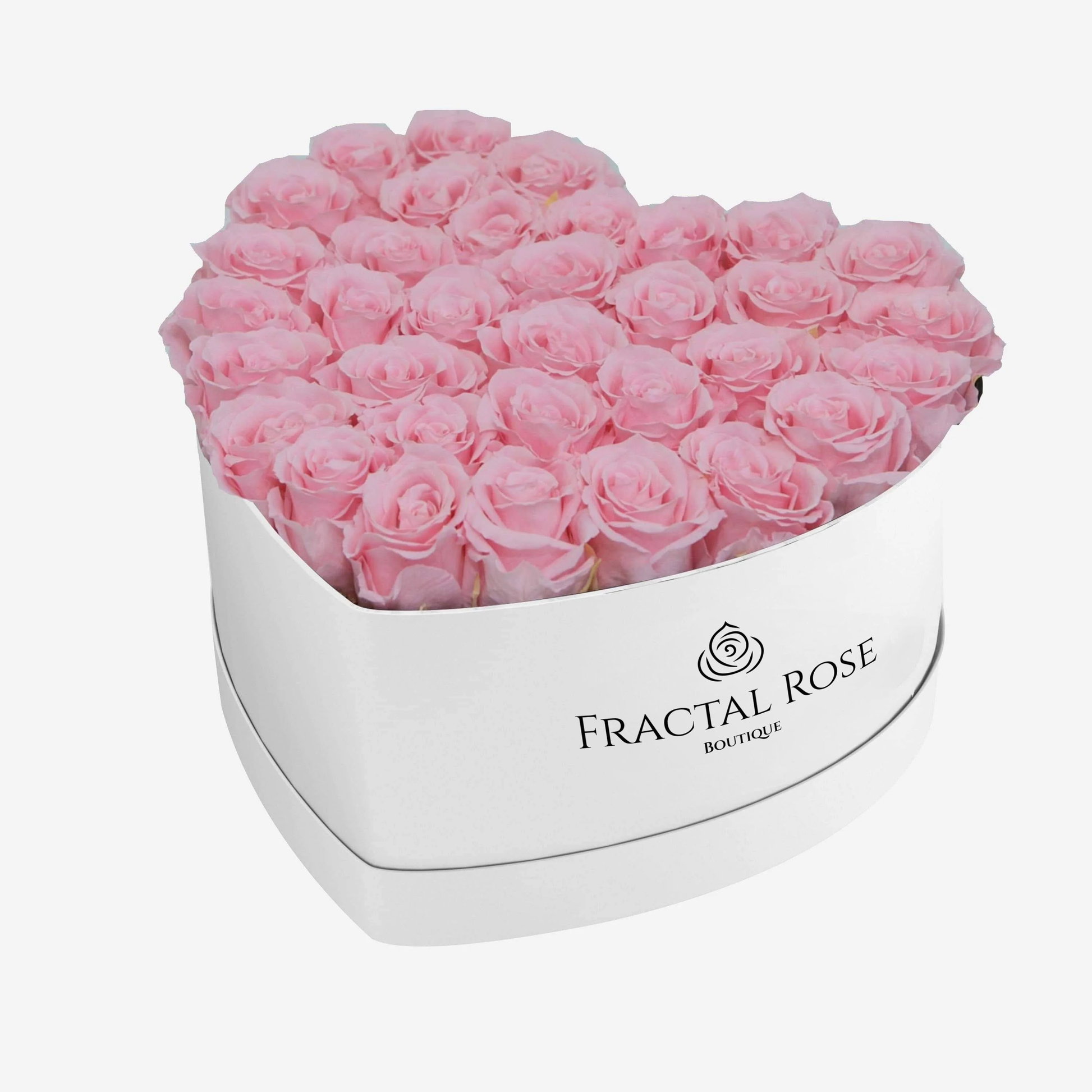 Grand Heart Box - Luxury Preserved Roses - Heart-shaped Arrangement - 22-26 Roses - Timeless Beauty - Romantic Gift - Fractal Rose Collection