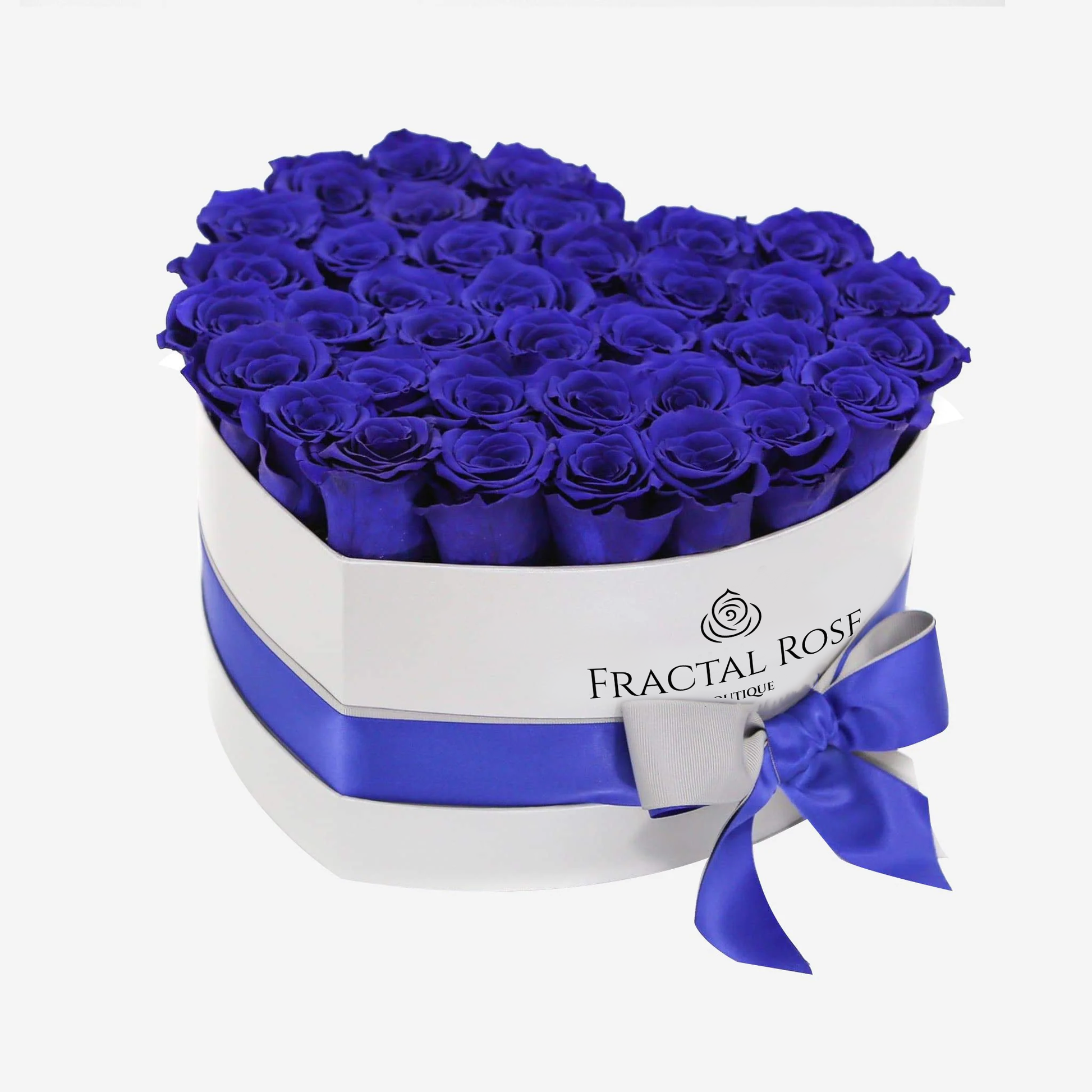 Grand Heart Box - Luxury Preserved Roses - Heart-shaped Arrangement - 22-26 Roses - Timeless Beauty - Romantic Gift - Fractal Rose Collection