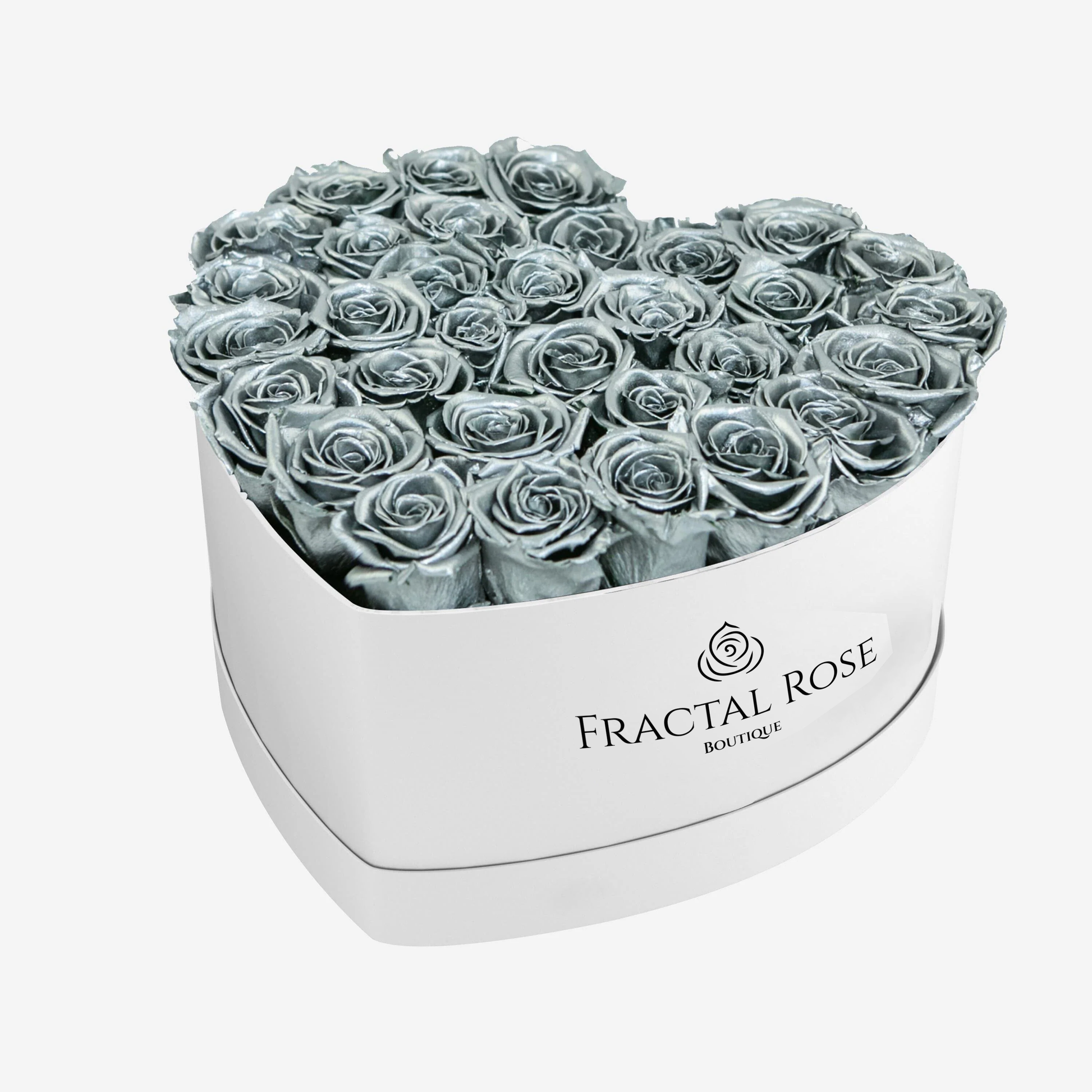 Grand Heart Box - Luxury Preserved Roses - Heart-shaped Arrangement - 22-26 Roses - Timeless Beauty - Romantic Gift - Fractal Rose Collection