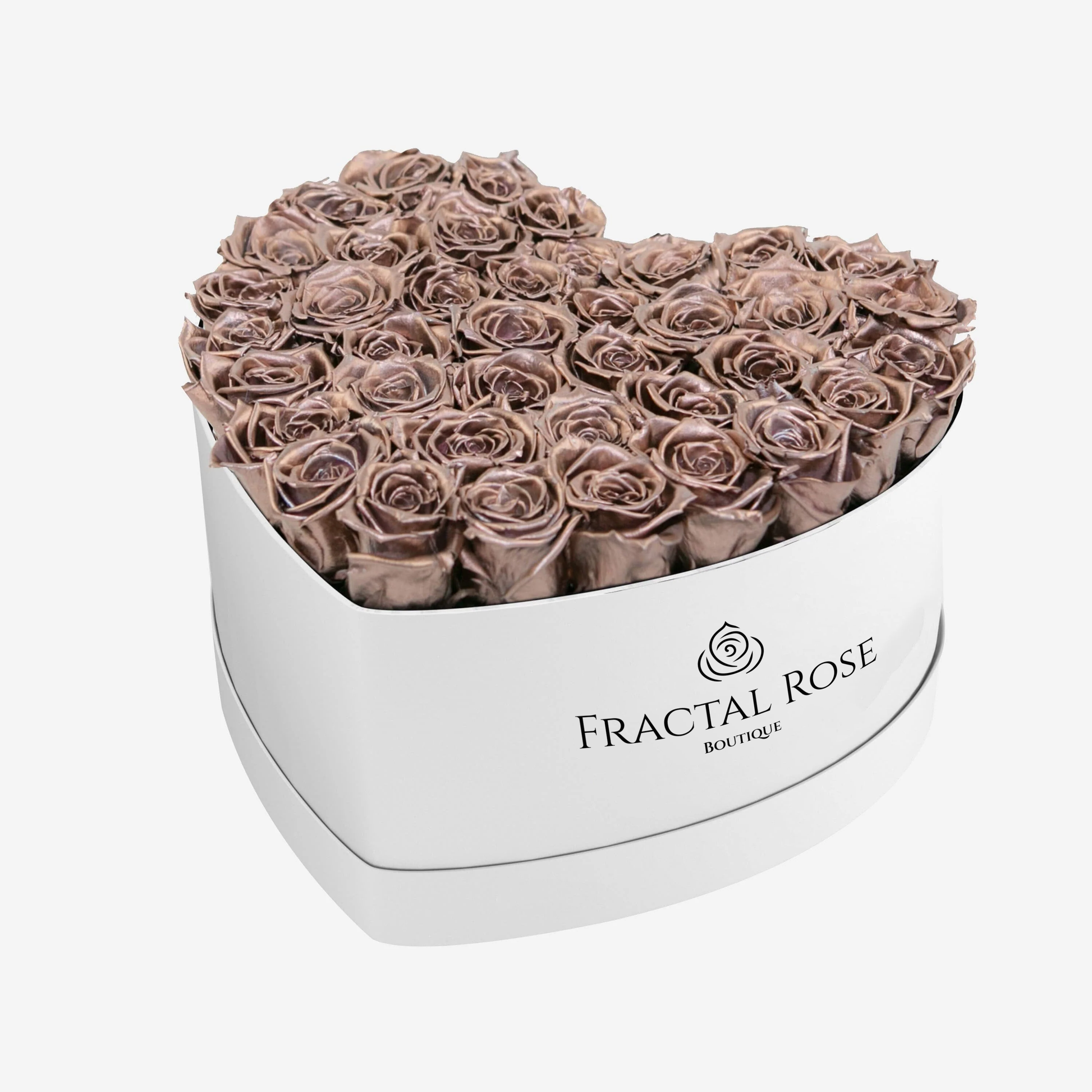 Grand Heart Box - Luxury Preserved Roses - Heart-shaped Arrangement - 22-26 Roses - Timeless Beauty - Romantic Gift - Fractal Rose Collection