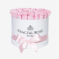 Grand Deluxe White Round Box - Luxury Preserved Red Roses - Exquisite Arrangement - Timeless Beauty - Elegant Gift - Fractal Rose Collection