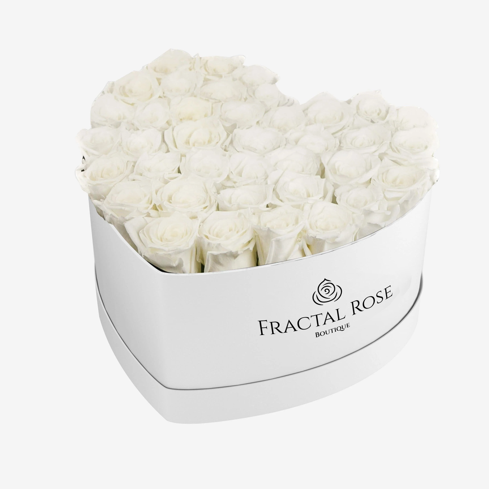 Grand Heart Box - Luxury Preserved Roses - Heart-shaped Arrangement - 22-26 Roses - Timeless Beauty - Romantic Gift - Fractal Rose Collection