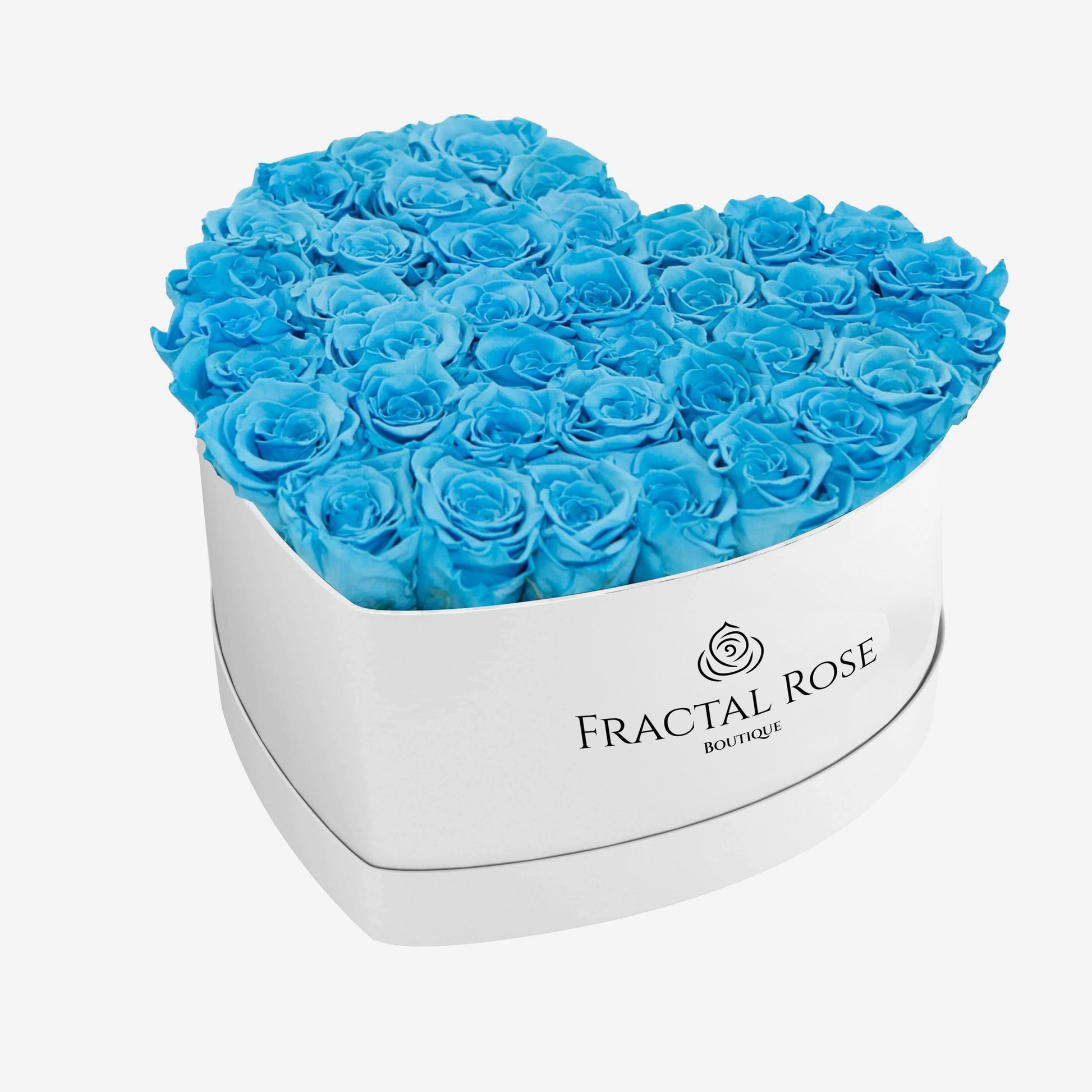 Grand Heart Box - Luxury Preserved Roses - Heart-shaped Arrangement - 22-26 Roses - Timeless Beauty - Romantic Gift - Fractal Rose Collection