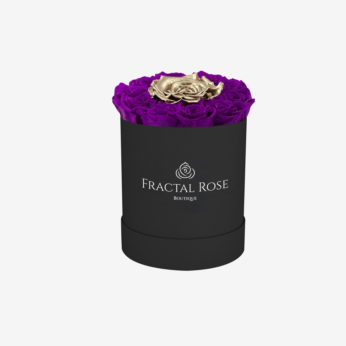 Mini Deluxe Round Box Black