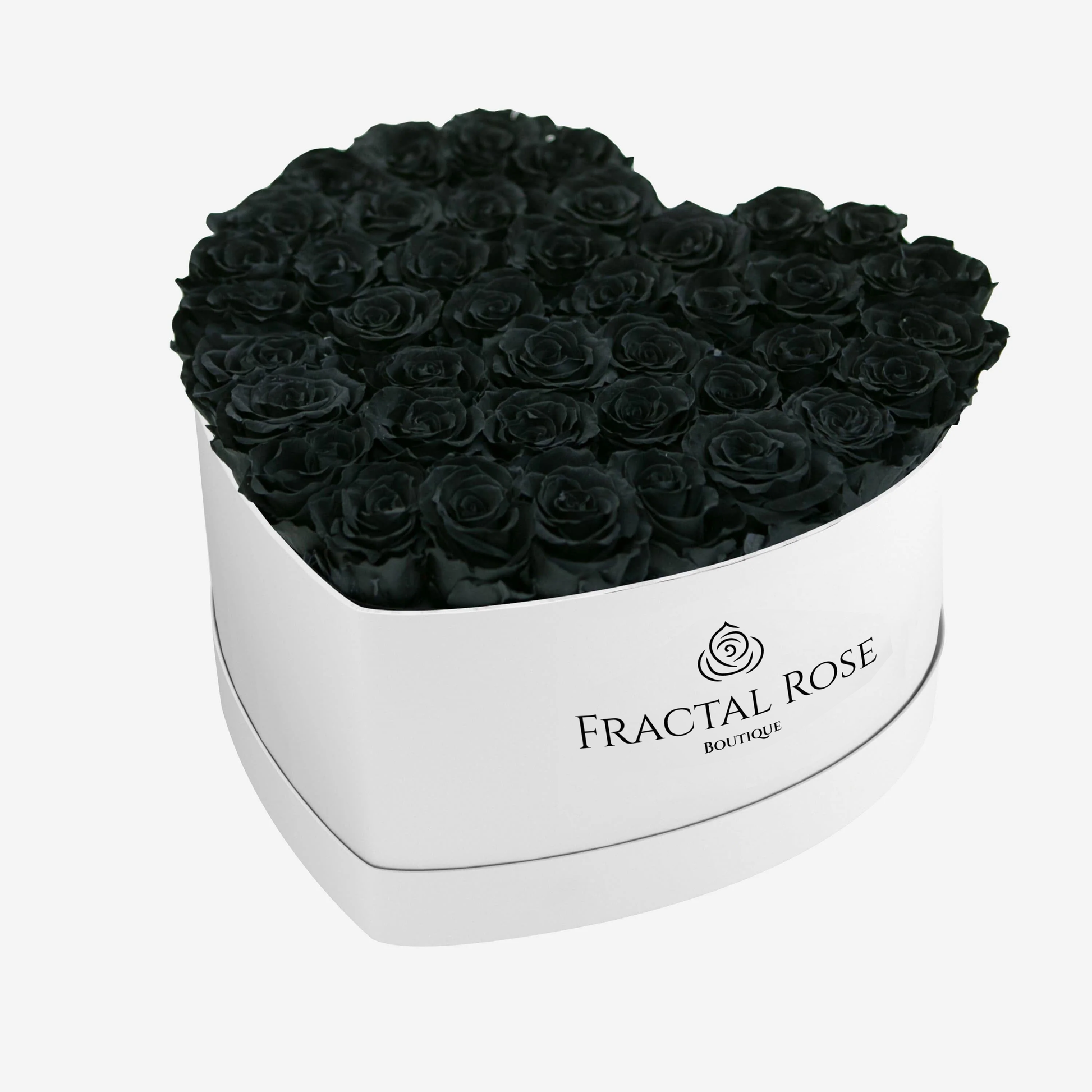 Grand Heart Box - Luxury Preserved Roses - Heart-shaped Arrangement - 22-26 Roses - Timeless Beauty - Romantic Gift - Fractal Rose Collection