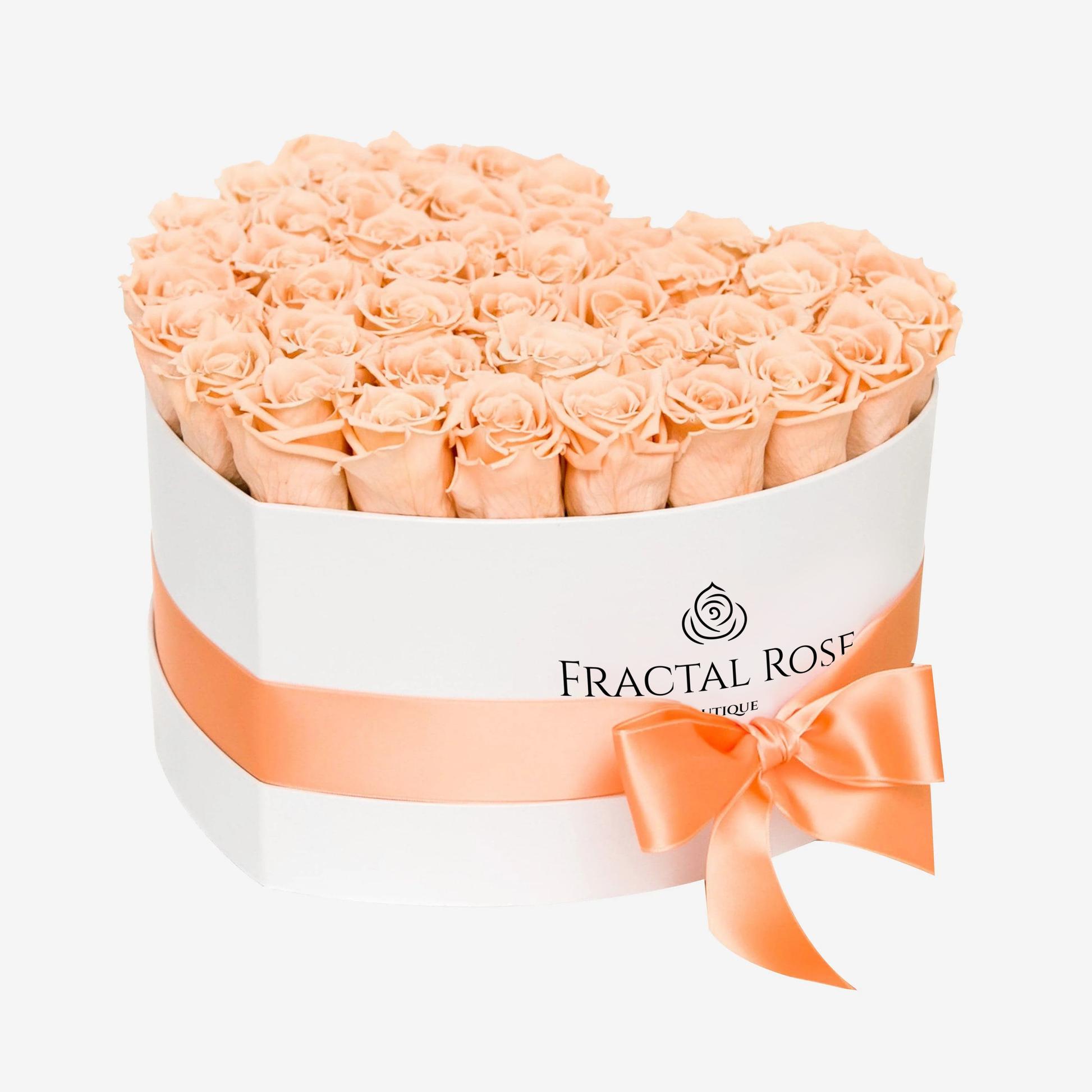 Grand Heart Box - Luxury Preserved Roses - Heart-shaped Arrangement - 22-26 Roses - Timeless Beauty - Romantic Gift - Fractal Rose Collection